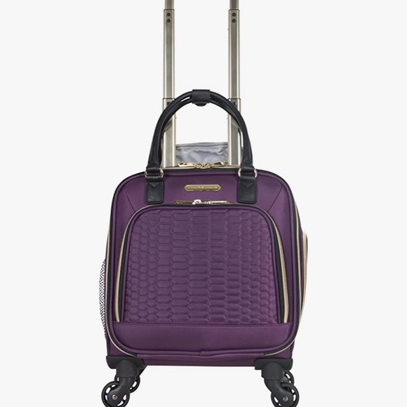 Like new Aimee kestenberg Florence 16” Twill 4-Wheel Underseat carry on - Picture 5 of 16